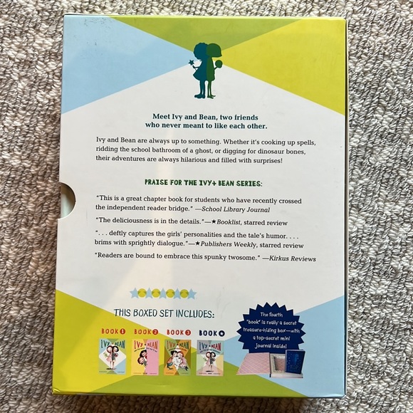 Ivy + Bean books 1, 2, 3 and a secret treasure box - in like-new condition - Picture 3 of 4